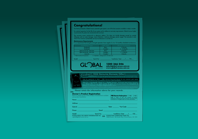 Product Registration Form Image