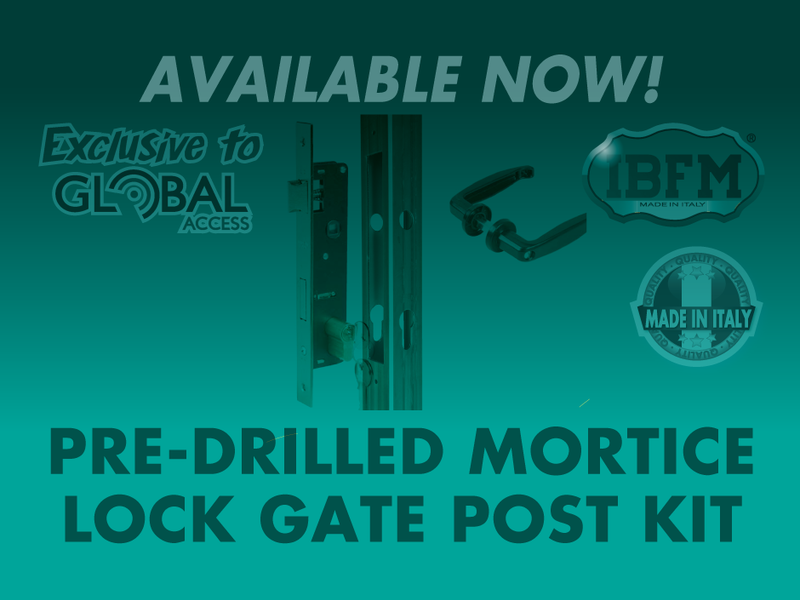 Pre Drilled Mortise Lock Gate Post Kit 2