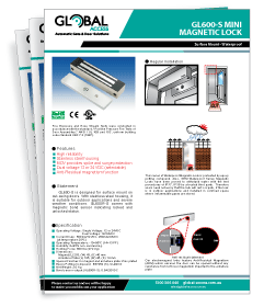 Maglock 600 Lb Brochure Image